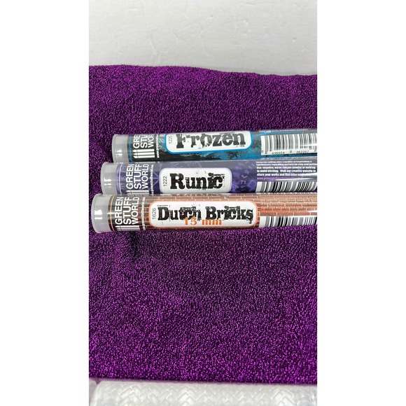 Green Stuff‎ World Texture Rolling Pins Frozen Runic Dutch Bricks - Picture 1 of 4